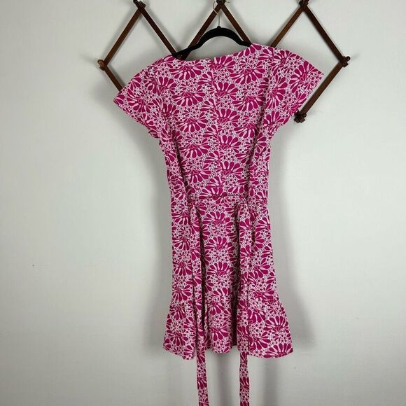 LOFT Pink Floral Mini Dress - Picture 9 of 9
